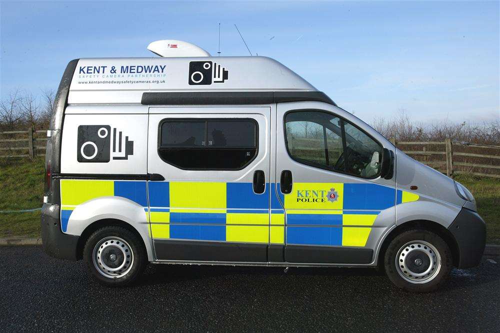 The number of drivers caught by mobile speed cameras has also increased