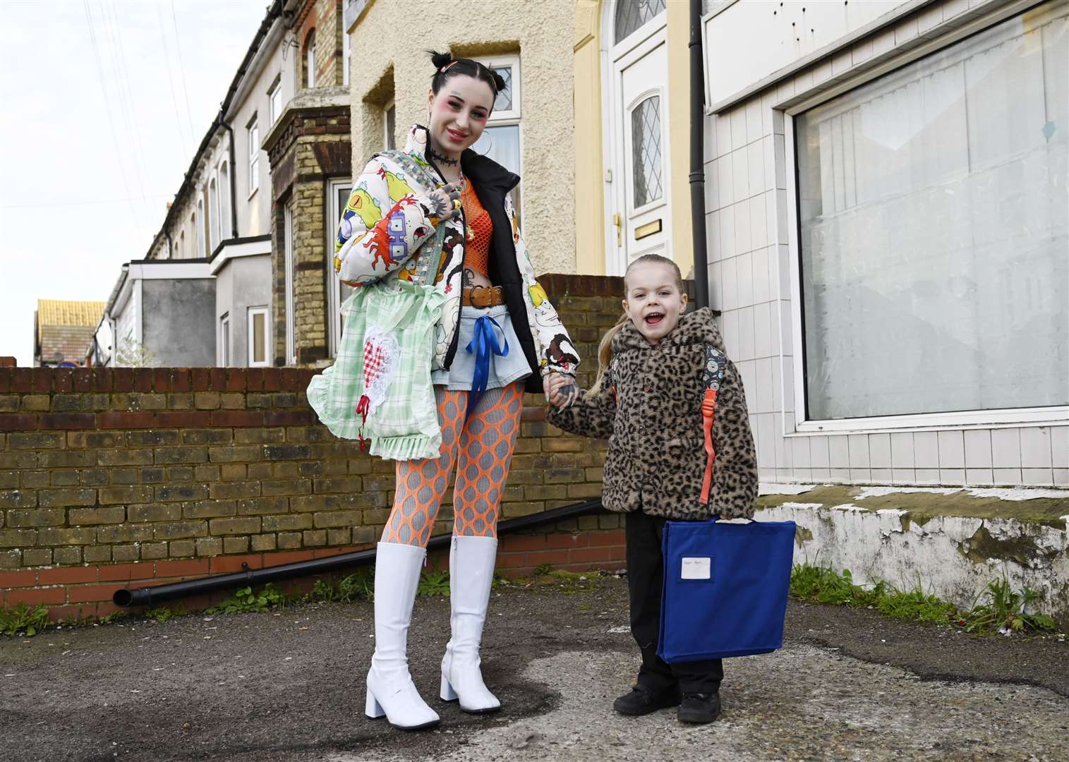 Charlie Hayes and her son Jasper are from Folkestone but previously lived in Canterbury. Picture: Barry Goodwin