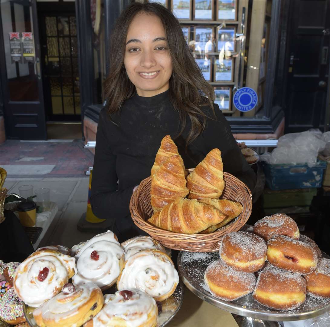 Chantelle Usherwood at last year's Sandwich Food Fayre Picture: Tony Flashman