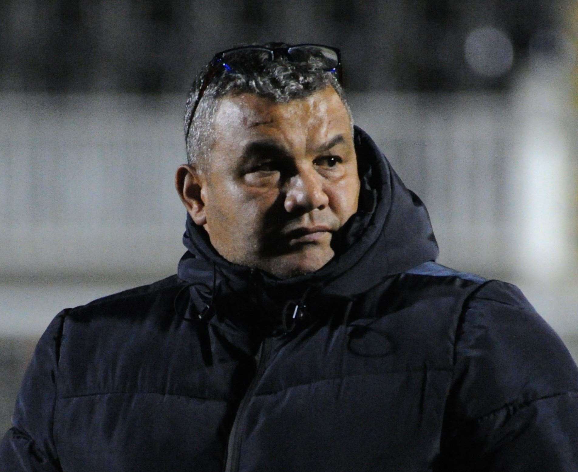 Maidstone United manager Hakan Hayrettin Picture: Steve Terrell