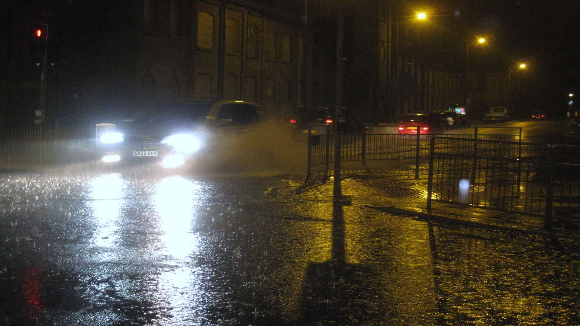 Cars in flash floods. File picture: Karol Steele