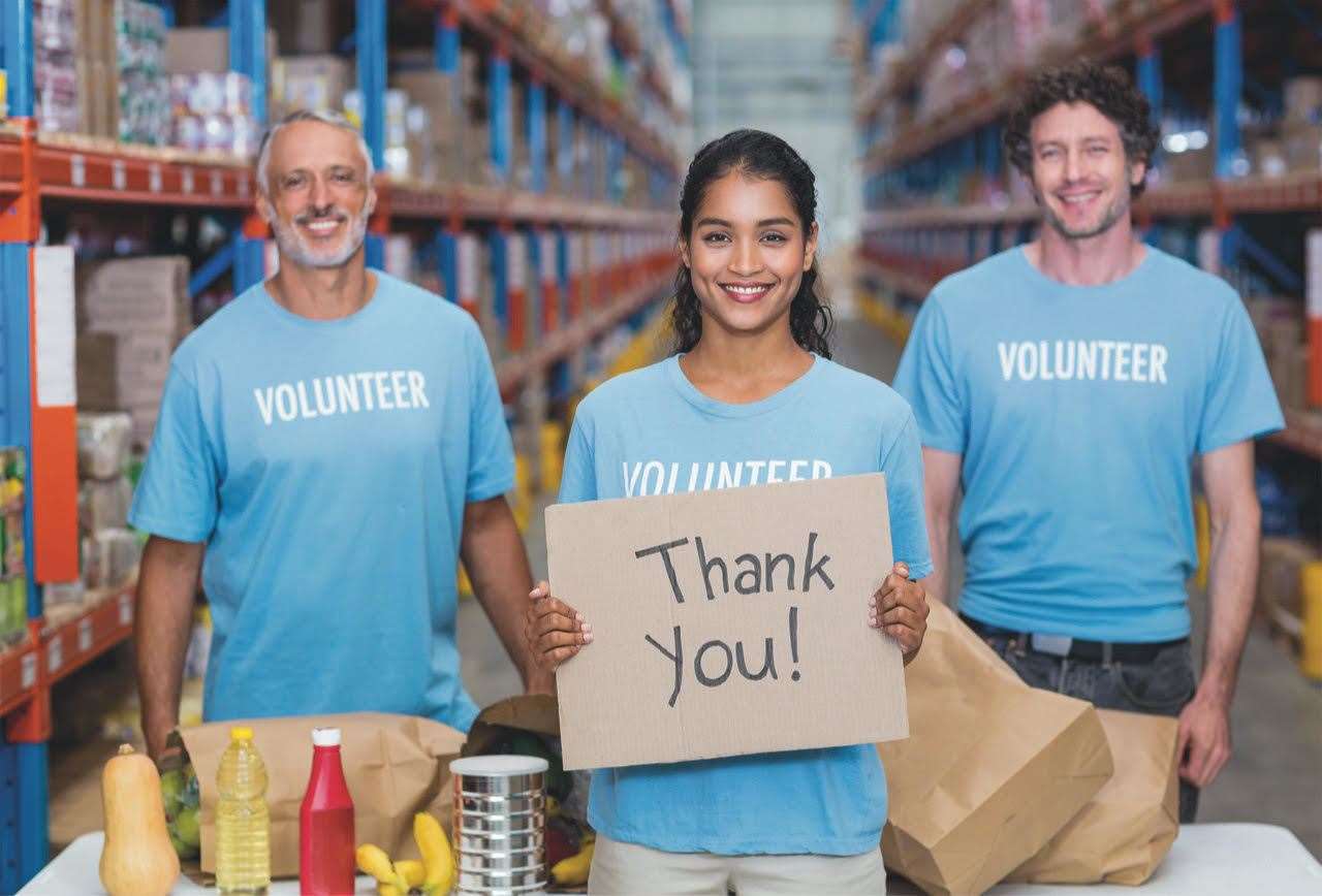 Volunteers for the #RANFoodbank10. Picture: Capital Press