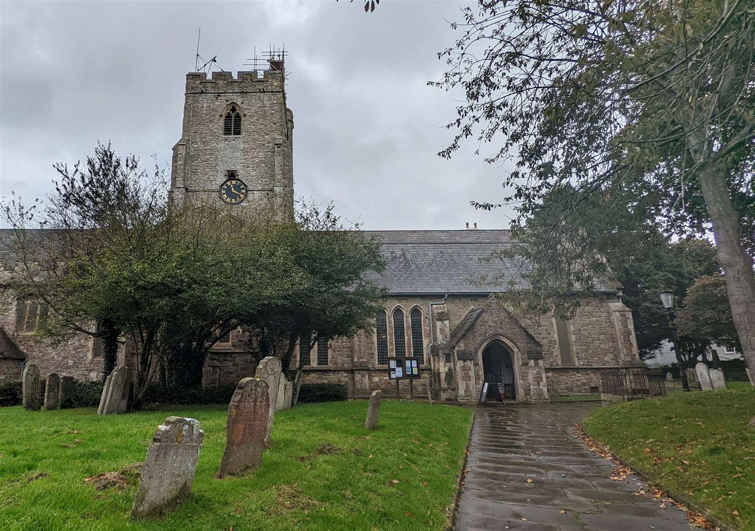 The Parish Church of St Mary & St Eanswythe in Folkestone