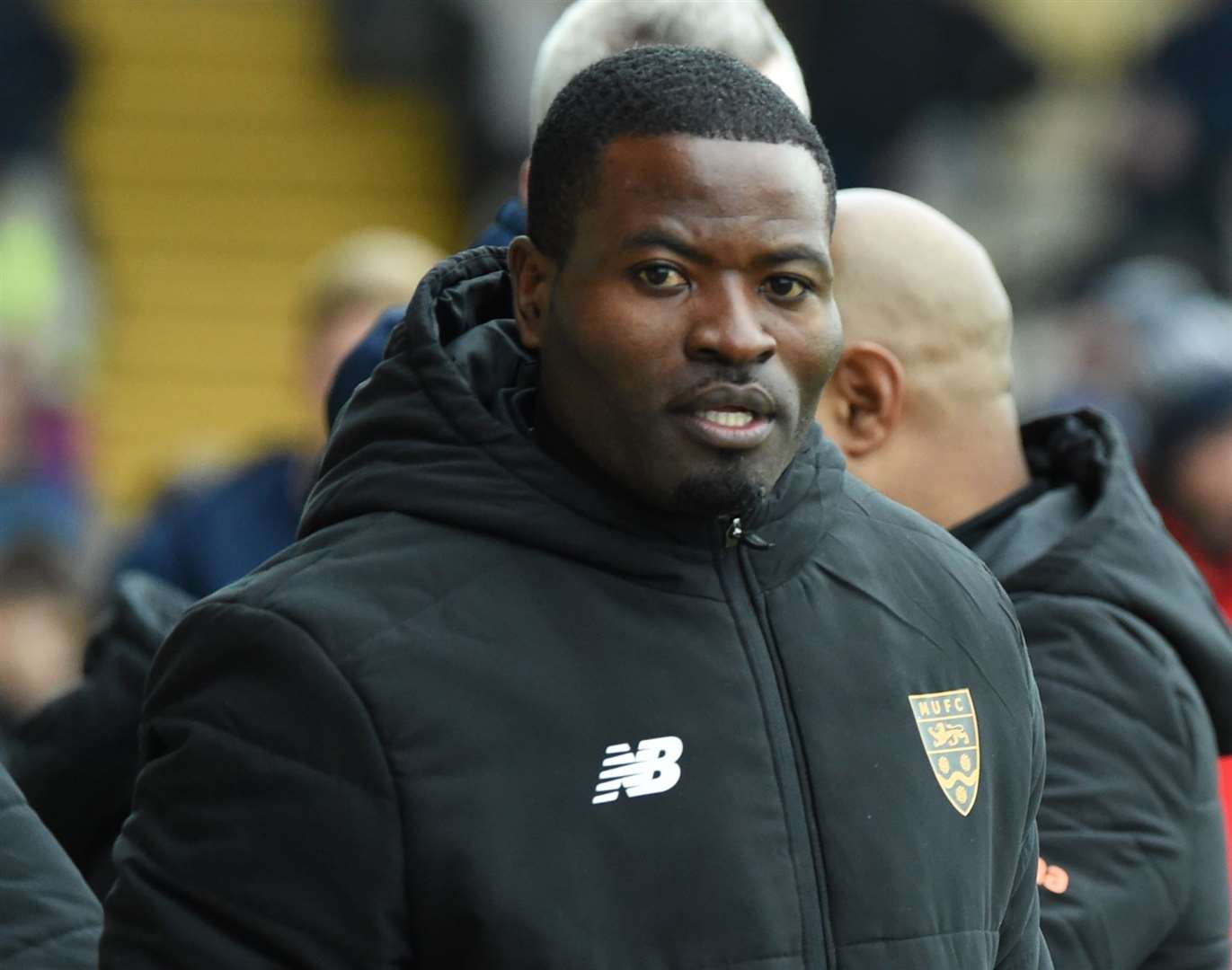 Maidstone United boss George Elokobi. Picture: Steve Terrell