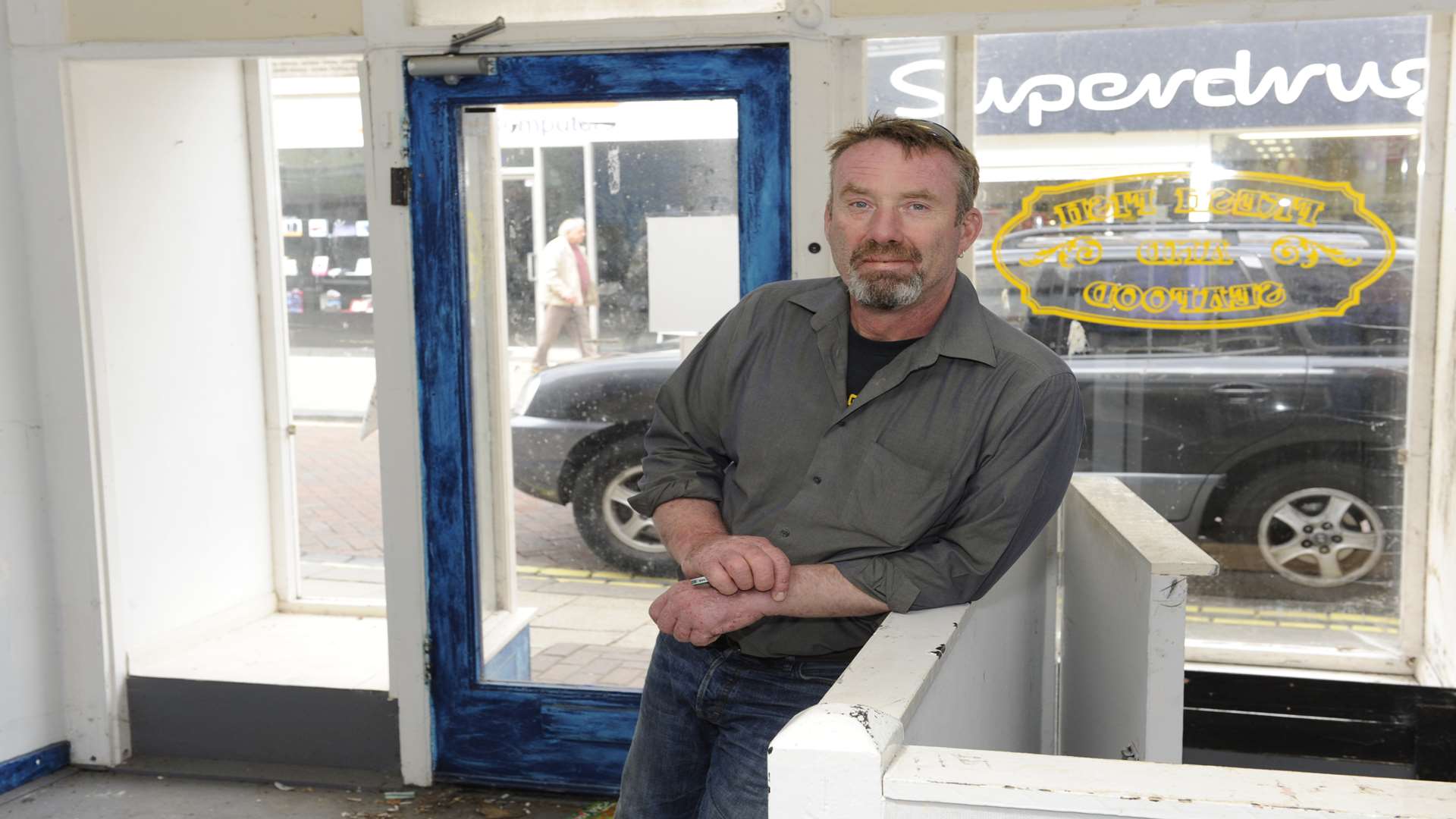 Andrew Sach inside the new micro-pub, to be opened on Thursday.