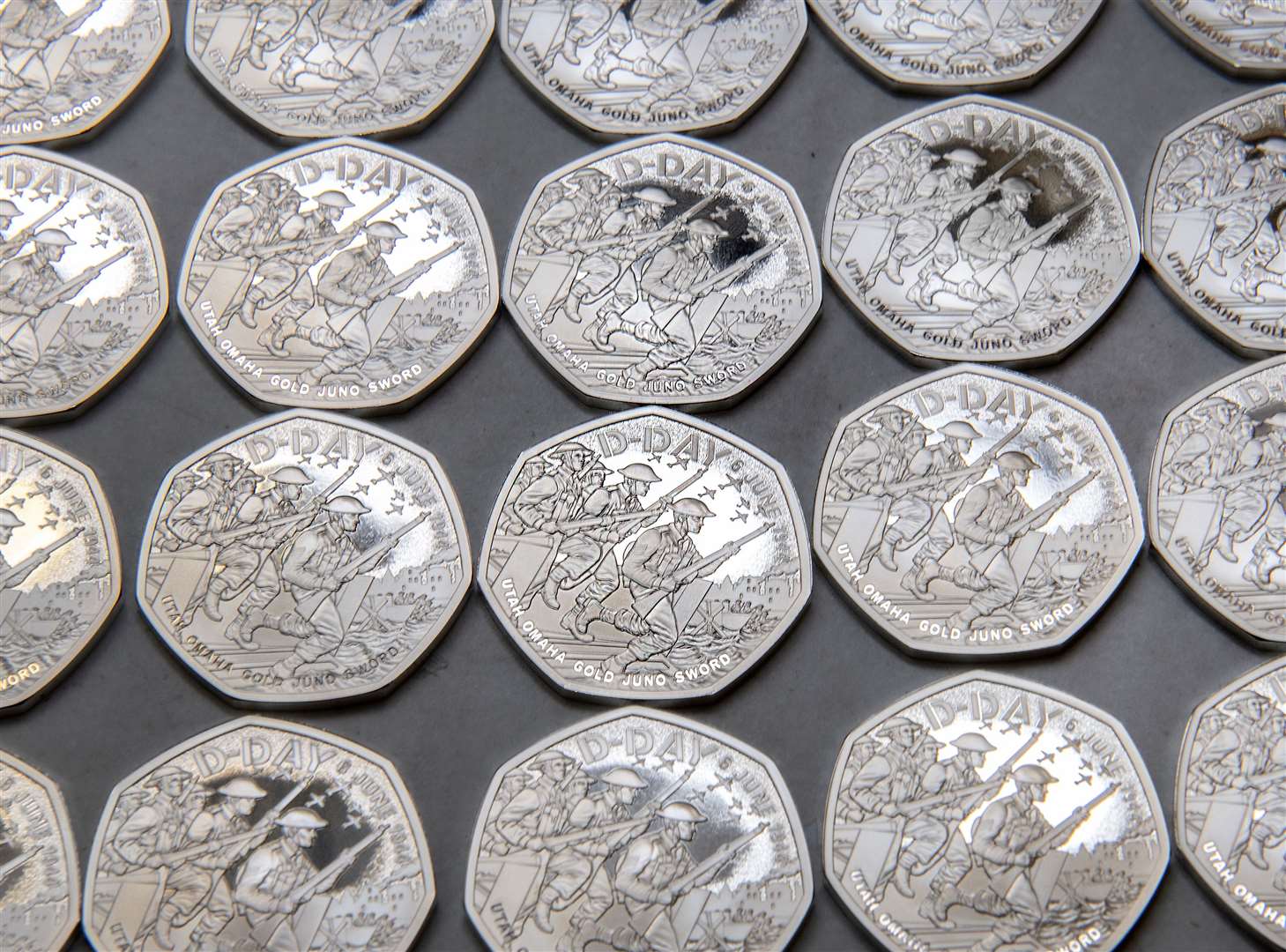 The coin has been unveiled ahead of the commemoration events in June. Image: The Royal Mint.