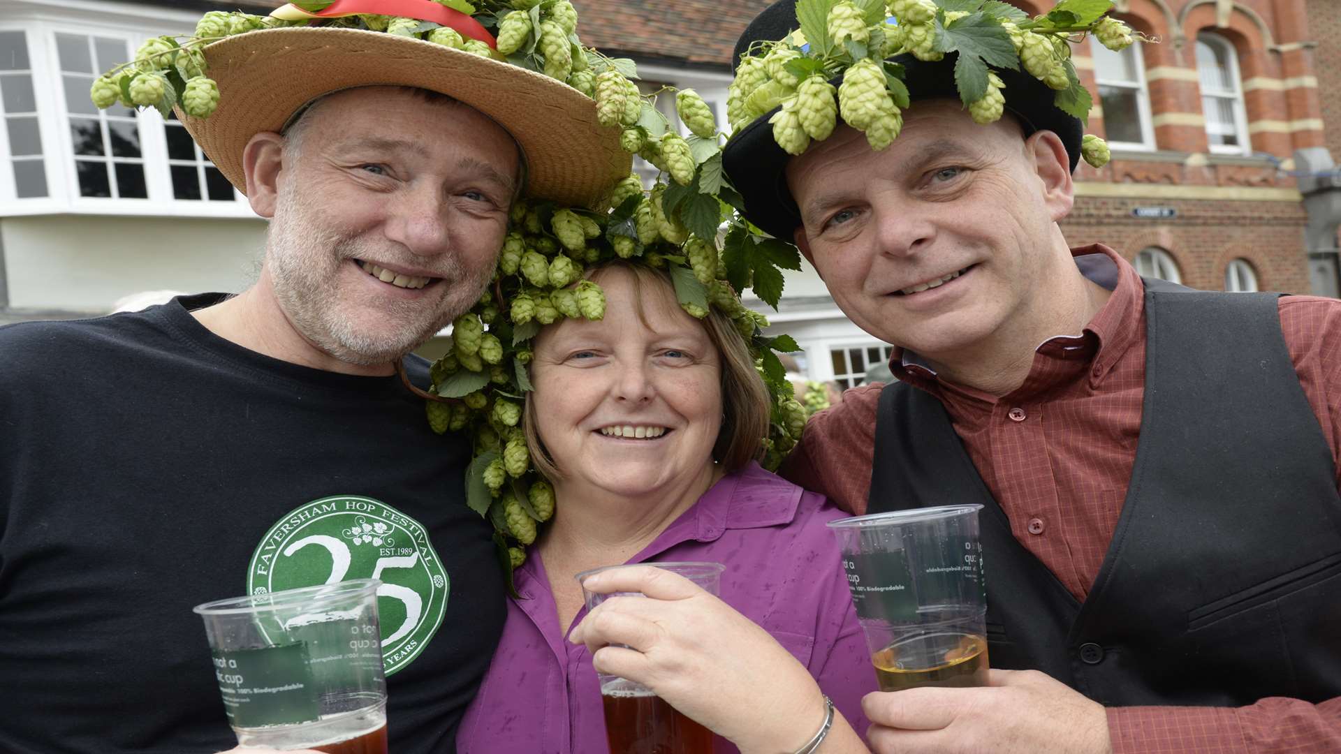 Revellers enjoying this year's Hop Festival.