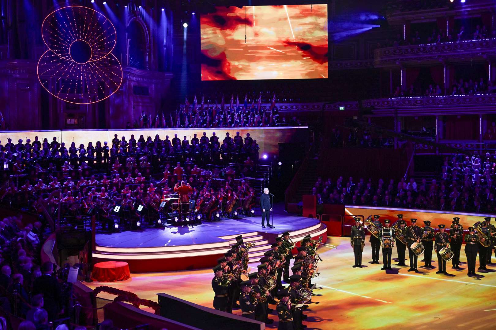 The Royal British Legion Festival of Remembrance at the Royal Albert Hall (Chris J Ratcliffe/PA)