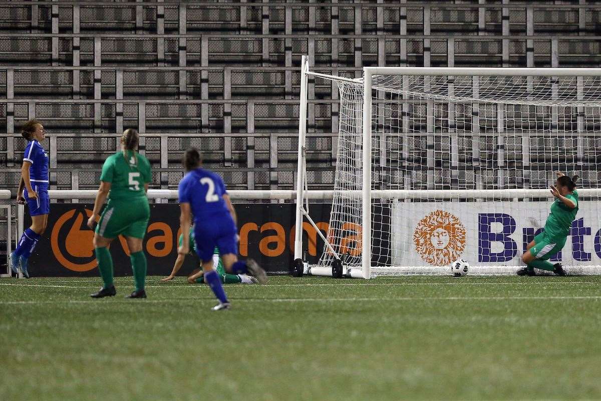 Emily Brown scores the winning goal with four minutes left Picture: PSP Images