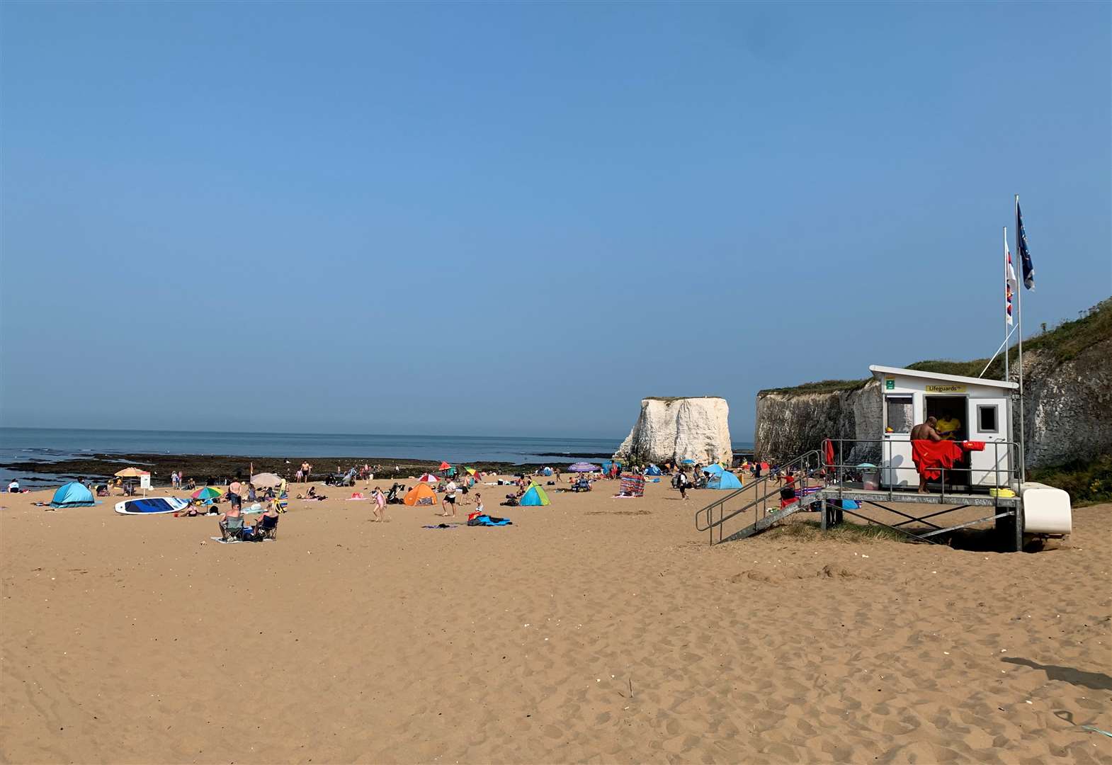 Botany Bay in Broadstairs is a gorgeous golden sand beach