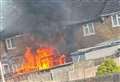 Teenage boy arrested after garden fire