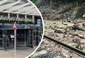 Trains cancelled after landslip