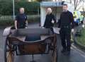 Stolen horse-drawn cart found dumped