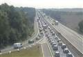 One lane blocked on M2 after accident