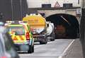 Hour-long queues after motorway crash