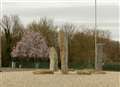 'Stonehenge' roundabout takes shape