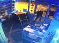 Shocking CCTV shows magic shop break in