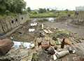 Northfleet harbour filling up after 100 years