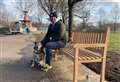 After Life bench installed near park's historic fountain