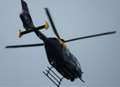 Police chopper hunts for suspected burglars