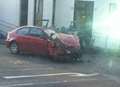 Teenage girl arrested after car crashes into restaurant