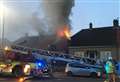 Cannabis factory found as blaze engulfs house