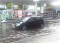 Town centre flood chaos