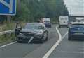 Delays on motorway after crash