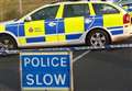 Three injured and road closed after crash