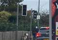 Traffic lights out at busy junction