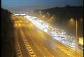 Dozens of accidents in motorway roadworks