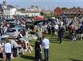  Stalls on the green for today's Brocante