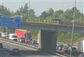 'Boris is a liar' banner draped over M25 flyover