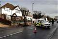 Driver dies after hitting town centre street light