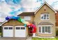 Rainbow balloon displays for key workers 