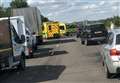 Four ambulances sent to crash scene