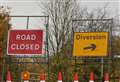 Pothole forces M2 closure 