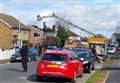 Woman taken to hospital after major house blaze