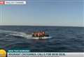 Migrants caught crossing channel on live TV