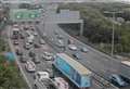 Long queues at Dartford Crossing