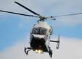 Air ambulance lands for incident in Barming