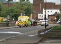 Pedestrian and two vehicles involved in town centre crash