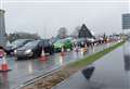 Traffic chaos as temporary traffic lights replace roundabout