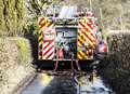 Shed destroyed in fire