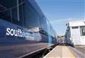 Fallen tree blocks train line