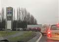 Gridlock traffic at retail park