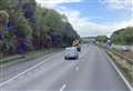 Heavy traffic on M2 after lorry nearly loses its load