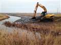 Silt clearance of waterway