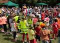 Football and sunshine at the fete