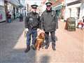 Drugs dog helps police patrol